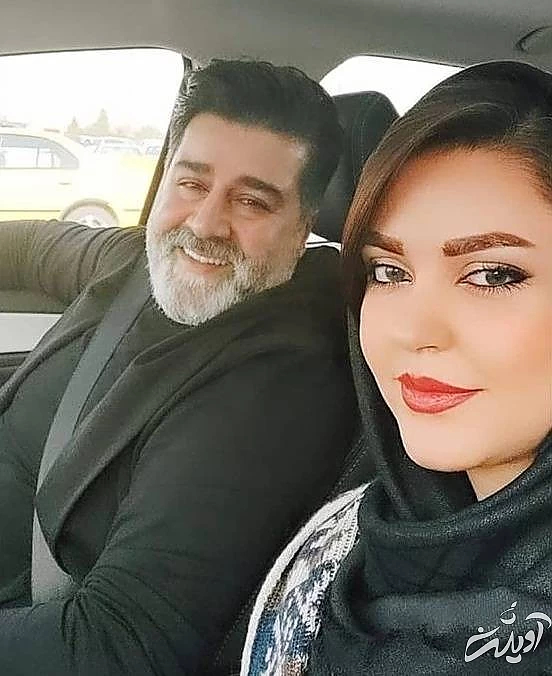 مهدی یغمایی و همسرش